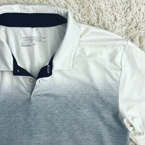 Nike Mobility Gradient Medium Golf Polo Shirt 685721-010 Dri Fit